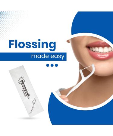 Dental Floss Picks (Pack of 10) - Soft No Break & No Shred Travel Flossers for Adults & Kids - Ultimate Oral Care for Teeth Cleaning & Plaque Removal - Buy Online on GoSupps.com
