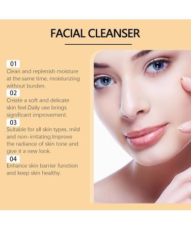 Moisturizing Facial Cleanser - Deep Hydration Gentle Pore Cleansing Anti-Aging & Skin Tightening For All Seasons(1PCS) - Buy Online on GoSupps.com