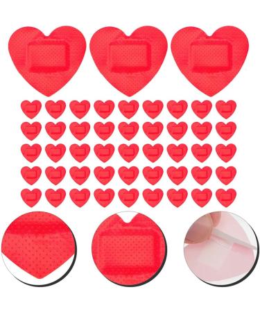 GANAZONO 100pcs Heart Shaped Portable Adhesive Wound Bandages - Breathable Heart Shaped Patches for Wound Care - Buy Online on GoSupps.com