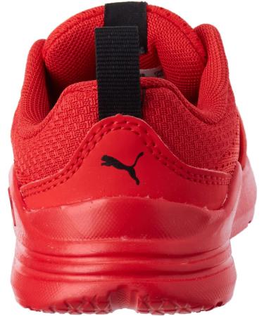 PUMA Kids Wired Run Sneaker in Red - Child 4.5 UK Child | Unisex Boy's Shoes - Buy Online on GoSupps.com