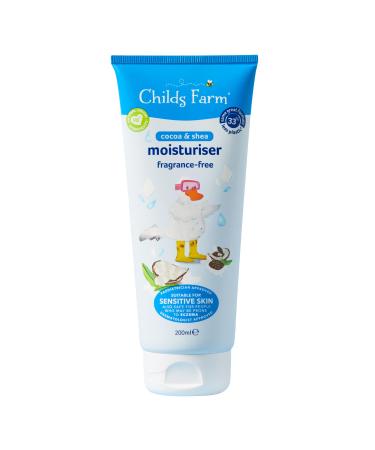 Childs Farm | Kids Moisturiser 200ml Unfragranced Soothes and Hydrates Suitable for Dry Sensitive and Eczema-Prone Skin 200ml Unfragranced