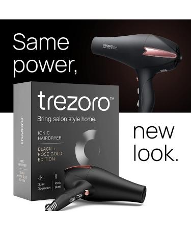 Ionic Salon Hair Dryer - Professional Lightweight Travel Hairdryer with Volume Styling Nozzle - Buy Online on GoSupps.com