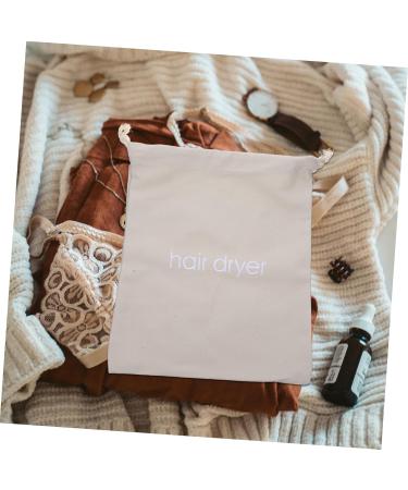 DRESSOOS 4pcs Hair Dryer Storage Bag Hair Dryer Bag Drawstring Bags Hairdyer Bag Mini Pouch Fabric Light Grey - Buy Online on GoSupps.com