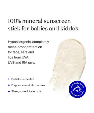 Supergoop! Sunnyscreen 100% Mineral Stick SPF 50 - Face & Body Sunscreen for Babies & Kids - Buy Online on GoSupps.com