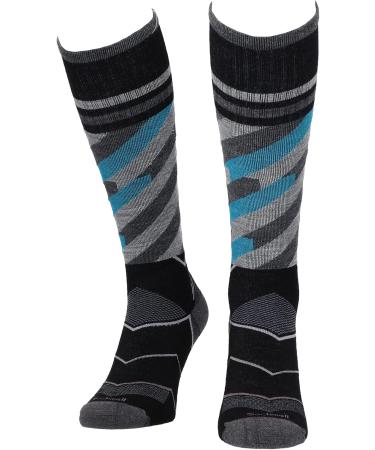 Shop Sockwell Cyclone Graduated Compression Socks (15-20 mmHg) in SM Black - Boost Circulation & Comfort for Travel & Everyday Wear - Buy Online on GoSupps.com
