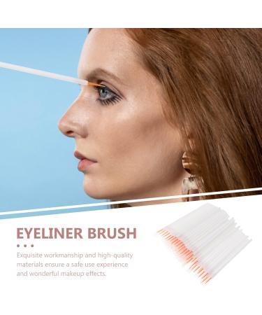Baluue 100pcs Disposable Eyeliner Brush Makeup Gadgets Powder Eyeliner Brush Eye Line Brush Nylon White - Buy Online on GoSupps.com