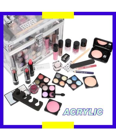 Zmile Cosmetics Acrylic Transparent Case | Vegan Makeup Set for Travel & Gifting - Buy Online on GoSupps.com