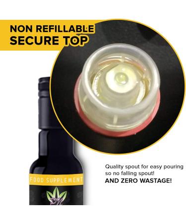Organic Black Seed Oil Cold Pressed 250ml - Pure Virgin Nigella Sativa Oil with Free Raw Honey Sachet - High Strength Blessed Cumin Seed Oil - Glass Bottle - Buy Online on GoSupps.com
