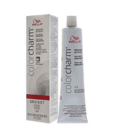 COLORCHARM Permanent Gel Hair Color - 6RV Fiery Red for Full Gray Coverage | Shop Internationally - Buy Online on GoSupps.com