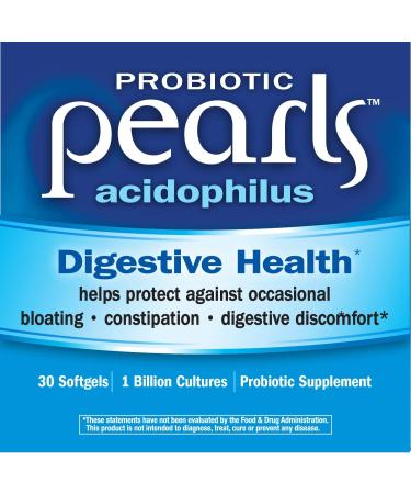 Enzymatic Therapy Probiotic Pearls Acidophilus - 1 Billion CFU, 30 Softgels - Buy Online on GoSupps.com