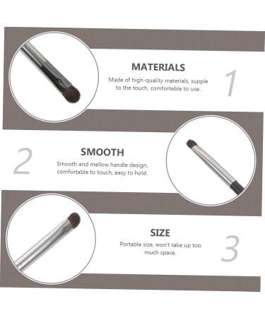 IWOWHERO 5pcs Eye Shadow Brush Makeup Brush Practical Eyeshadow Brush Makeup Eyeshadow Brush Wooden Handle - Buy Online on GoSupps.com