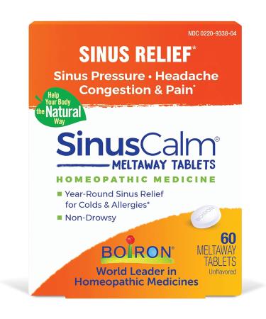 Boiron ThroatCalm Spray and SinusCalm Tablets Bundle for Sore Throat Sinus Congestion and Headache Relief - Buy Online on GoSupps.com