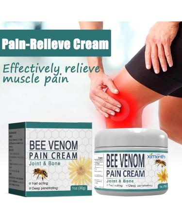 Bee Ve-nom Joint and Bone Cream Joint Pain Relief Cream Knees Pain Relief Gel Natural Formula Instant Relieves Pain Gel Joint Cream Bee ve-nom Cream for Joint Shoulder Waist Back Hand Feet Leg Muscle - Buy Online on GoSupps.com