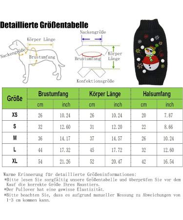Buy Hrttsy Christmas Dog Sweater | Winter Warm Pet Coat for Small & Large Dogs | Cute Snowman Design - Buy Online on GoSupps.com