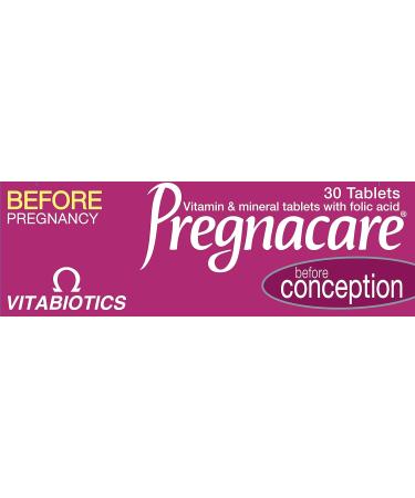 Pregnacare Before Conception 30 Tablets by Vitabiotics - Pre-Pregnancy Support - Buy Online on GoSupps.com