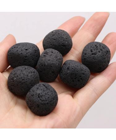 Bulk Natural Black Volcanic Lava Stone Ornaments Polished Rough Rock Reiki Crystals and Stones Home Decor Sodalite 5PC Stone Collection - Buy Online on GoSupps.com