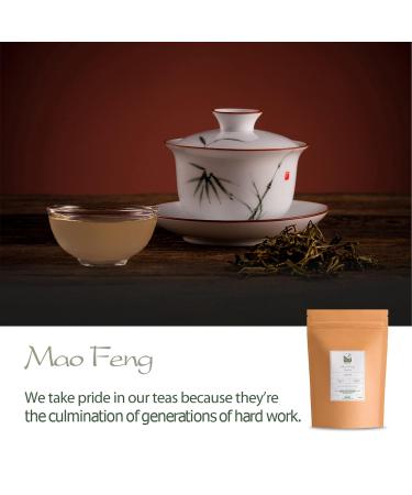 Mao Feng Gr ner Tea - Authentic Huangshan Green Tea from China | Organic Maofeng Yellow Mountains Loose Leaf | Buy Now! - Buy Online on GoSupps.com