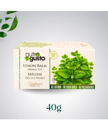 NutroGusto Tea Lemon Balm 40 g - Buy Online on GoSupps.com
