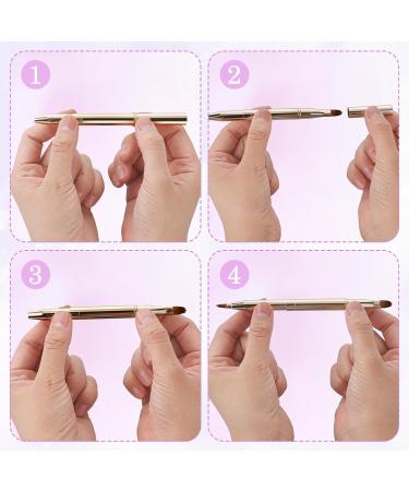 3 Pieces Lip Brush Double Retractable Lip Brush Lip Brush Applicator Dual Ended Makeup Brush Lipstick Brush for Women Girls - Buy Online on GoSupps.com