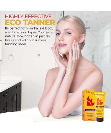 Ibiza Sun Self Tanner - Organic Long-Lasting Fake Tan Lotion for a Natural Glow - Buy Online on GoSupps.com