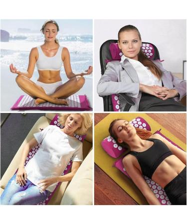 Shop Dunlap Massage Pillow - Shiatsu Therapy Cushion for Full Body Pain Relief | Acupressure Yoga Mat | International Shipping - Buy Online on GoSupps.com