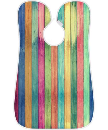 Beard Bib Apron for Men | Non-Stick Waterproof Hair Catcher | Rainbow Grooming Cape for Easy Shaving & Trimming - Buy Online on GoSupps.com