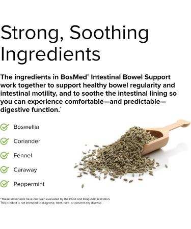 Terry Naturally BosMed Intestinal Bowel Support - 400mg Boswellia Complex for Gas & Bloating - 60 Softgels - Buy Online on GoSupps.com