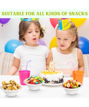 200 Pack Paper Bowls Disposable White Compostable Bowls Small Sugarcane Fibers Party Bowls for Sauce Portion Sample Snack Charcuterie Serving Heavy-Duty&100% Biodegradable(7 oz) - Buy Online on GoSupps.com