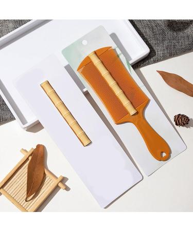 Pet Comb for Cats - Double-Sided Dog Grooming Comb Kitten Flea Comb - Hangable Cat Grooming Comb Pet Grooming Comb for Home Pet Shops Yellow - Buy Online on GoSupps.com