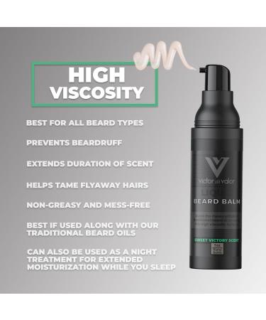 Buy Liquid Beard Balm - Moisturizing Oils & Shea Butter - Men's Grooming - Sweet Victory 1 oz - Buy Online on GoSupps.com