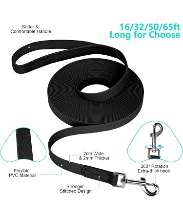 Shop Iokheira Waterproof Dog Leash - Padded Handle Strong Recall 20m | Ideal for Training Tracking & Camping - Buy Online on GoSupps.com