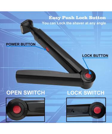 Buy Electric Pro Back Shaver | 2 Heads & Extra-Long Handle | Effortless Body Grooming & Fast Charging - International Shipping - Buy Online on GoSupps.com