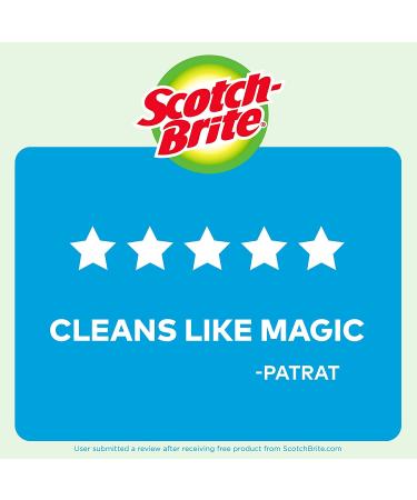 Scotch-Brite Non-Scratch Scrub Sponges - 3 Pack for Dishes & Kitchen Cleaning - Buy Online on GoSupps.com