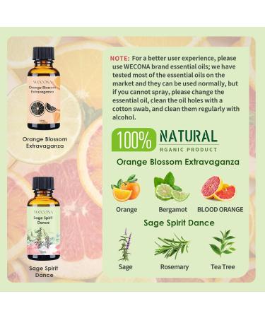 Rechargeable Waterless Essential Oil Diffuser - 2 Mist Modes Battery Operated Includes 2 Essential Oils (30ml) - 8 Hour Auto Shutdown for International Shipping - Buy Online on GoSupps.com