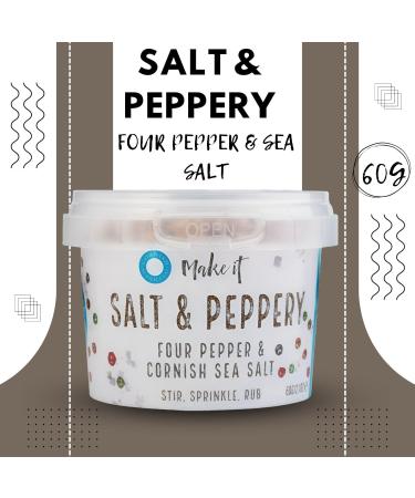 Cornish Sea Salt Pick N Mix - Choose From 15 Flavours | Smoked Flakes Really Garlicky Crystals Peppery Fresh Zesty Crystals Chilli Hit Roasting Smoky-Paprika Mexican Blend - Pack of 2 225.00 g (Pack of 2) - Buy Online on GoSupps.com