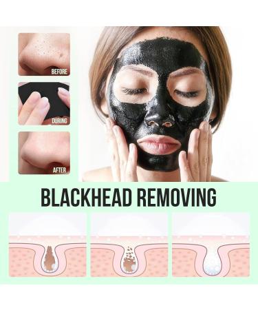 Black Head Remover Charcoal Peel Off Mask - Deep Cleansing Pore & Acne Treatment for All Skin Types - Buy Online on GoSupps.com