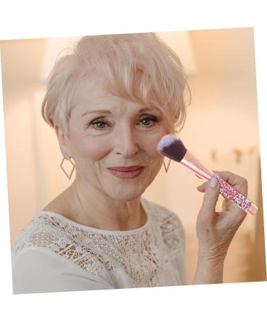 DRESSOOS 1set Diamond Makeup Brush Eyeshadow Brush Blush Concealer Brush Bronzer Brush Rhinestones for Face Makeup Concealer Brush Cheek Brush Miss Portable Artificial Fiber Beauty Tools - Buy Online on GoSupps.com