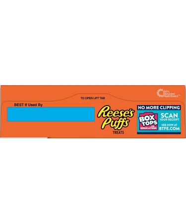 Reese's Puffs Breakfast Cereal Treat Bars - Peanut Butter & Cocoa - 8 ct (Pack of 6) - Buy Online on GoSupps.com