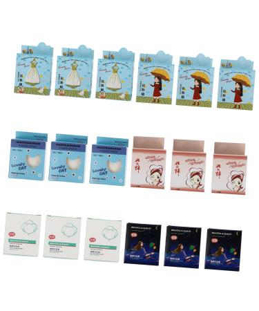 Housoutil 18boxes Cleansing Cotton Remover Wipes Cleaning Wipes Face Sponges for Cleansing Sensitive Wipes Lash Accessories Non Woven Facial Pads White Face Pad Non-woven Fabric Girl Eyelash