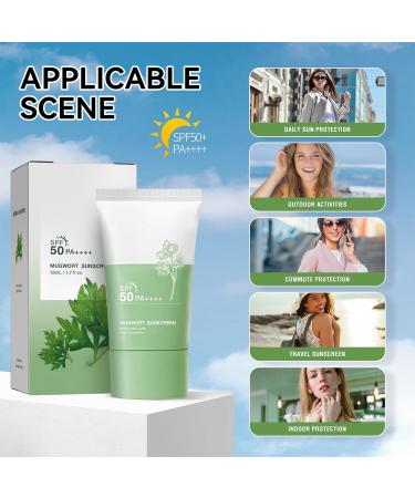 Heartleaf Sunscreen - Silky Moisture Sun Cream SPF 50+ PA++++ | Airy Daily Moisturizer Matte Finish No White Cast - Shop Now - Buy Online on GoSupps.com