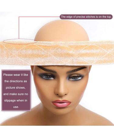 Shop Slip-Resistant Velvet Wig Bands - 2 Pack Adjustable Handle Bands for Women | International Shipping Available - Buy Online on GoSupps.com