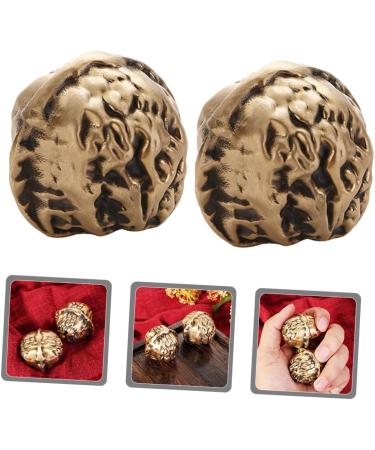 Magiclulu Handball Ornaments - Chinese Fitness Balls & Walnuts for Gym Decor - Brass Handled Women's Exercise Accessories - Buy Online on GoSupps.com