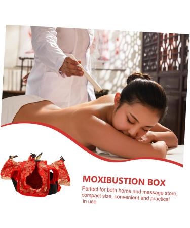 Ultechnovo Moxibustion Box Set | Smoke-Free Acupuncture & Moxa Box | Adjustable Cover & Scalding Protection for Massage Burners - Buy Online on GoSupps.com