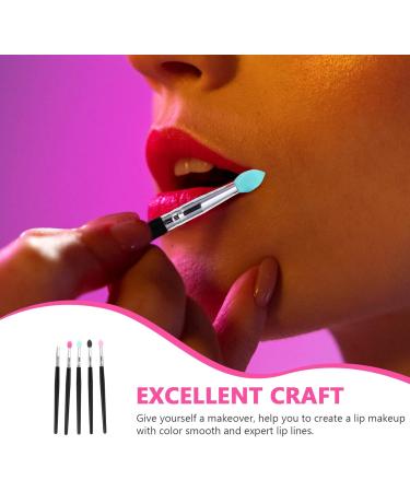 minkissy Make Oval Liquid Emakeup Long Makeup Lip Applicator Accessory Applicators Shadows Sponge Soft Hairs& Concealer Applying Cosmetic Exfoliating Eyebrow Tool Beauty Sequin for 14.7x0.9cm As Shown - Buy Online on GoSupps.com