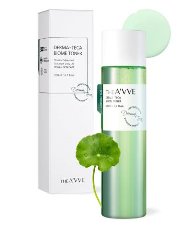 The A VVE Derma Teca Biome Toner | Korean Skin Care Toner for Face w/Centella Asiatica | Vegan Exfoliating Toner | Hydrating Toner for Dry Sensitive Skin | CICA Toner Skincare (6.7 Fl. Oz)