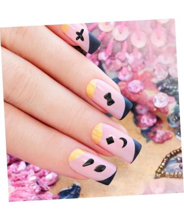 POPETPOP 1 Box Nail Jewelry Drill Nail Art Jewels Nail Manicure Decoration Ab Diamonds for Nails Rhinestones Rhinestone Acrylic Nails Nail Jewelry Decorations Flash 3d Accessories Plastic 13X5X1cm Black - Buy Online on GoSupps.com