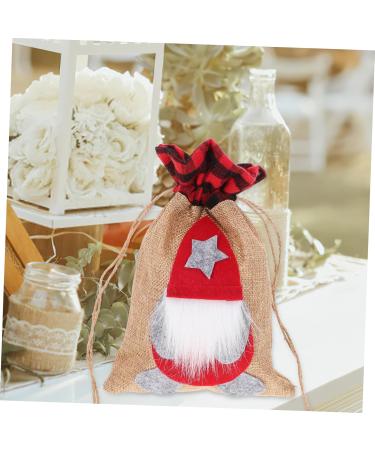 PRETYZOOM Christmas Candy Bag Christmas Bag Bags Goody Bags Wrapping Bag Present Bags Burlap Bag Baby 22.50X14.50X0.50CM Red - Buy Online on GoSupps.com