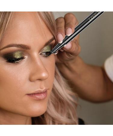 Waterproof Eyeliner Black High-Pigmented Liquid Eyeliner Black - Long-Lasting Smudge-Proof Eyeliner Eye Makeup Cosmetic for Wide and Bold Winged Eyeliners Cat Eye Liners - Buy Online on GoSupps.com