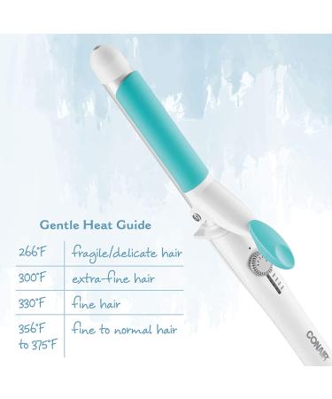 Conair OhSoKind 1-Inch Curling Iron with Silicone Clip - Ideal for Fine Hair - Classic Curls for Short, Medium, and Long Hair - Buy Online on GoSupps.com