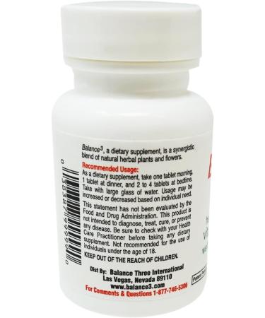 Balance 3 - Panda Products | 100 Herbal Tablets Formula - Buy Online on GoSupps.com